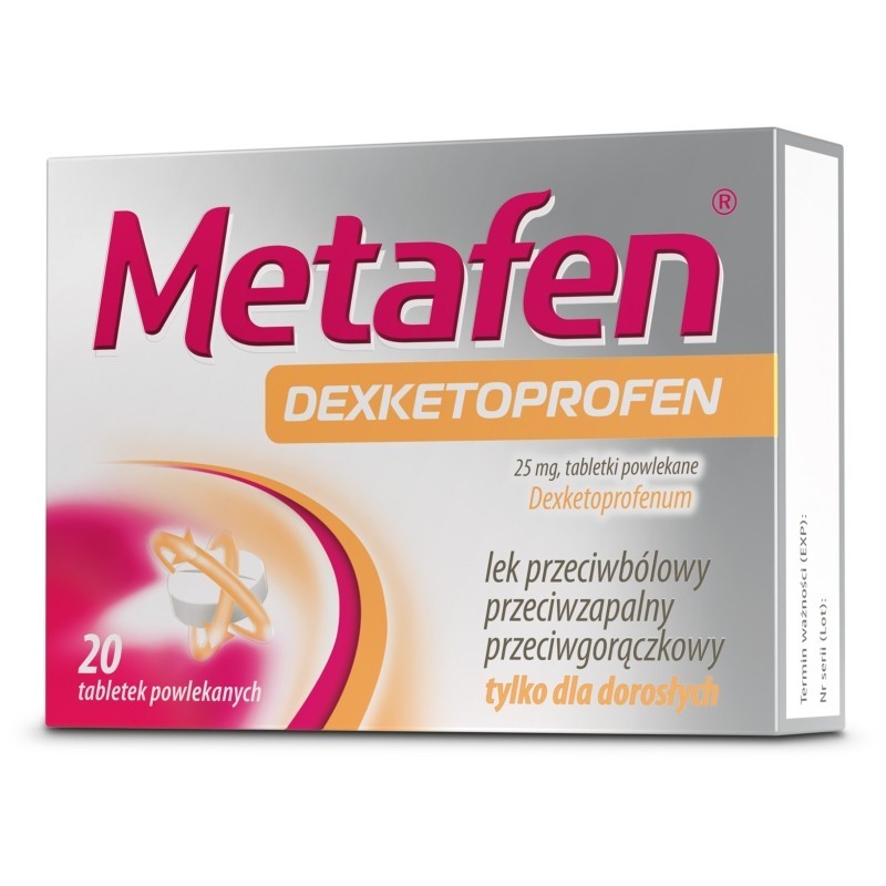 Metafen Dexketoprofen x 20 tabl.