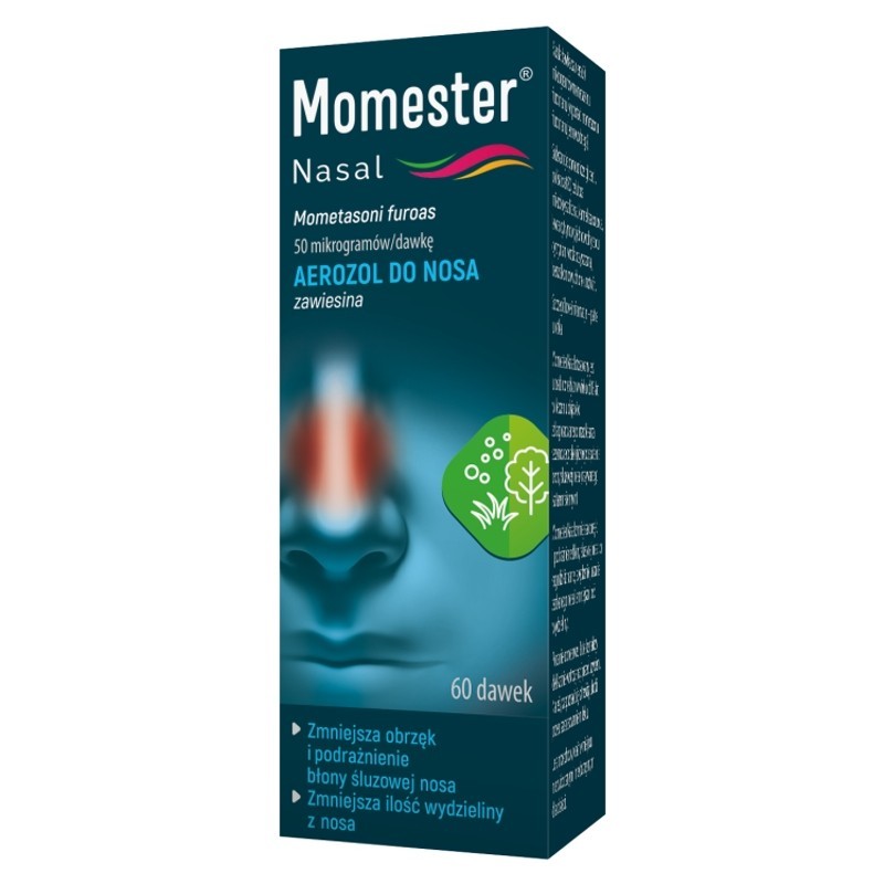 Momester Nasal aerozol do nosa, zawiesina 50 mcg x 60 dawek