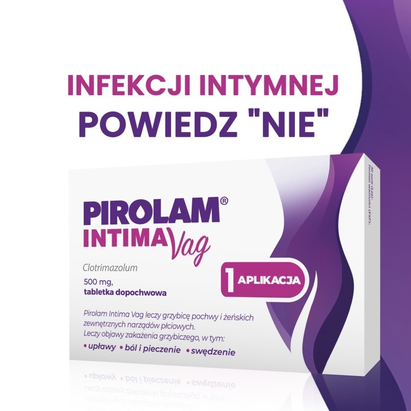 Pirolam Intima Vag 500 mg x1 tabletka dopochwowa