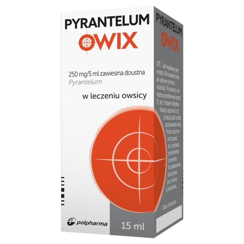 Pyrantelum Owix zawiesina doustna 0,25 g/ 5ml 15 ml