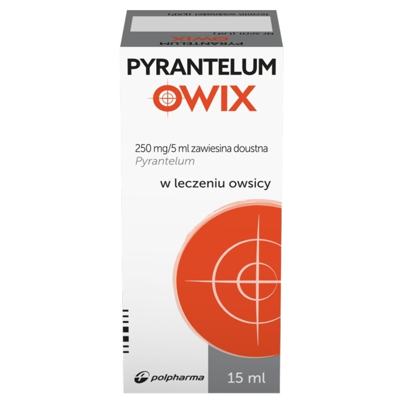 Pyrantelum Owix zawiesina doustna 0,25 g/ 5ml 15 ml