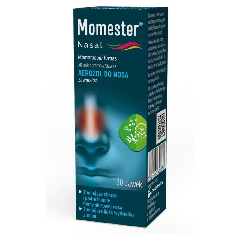 Momester Nasal aerozol do nosa, zawiesina 50 mcg x 120 dawek