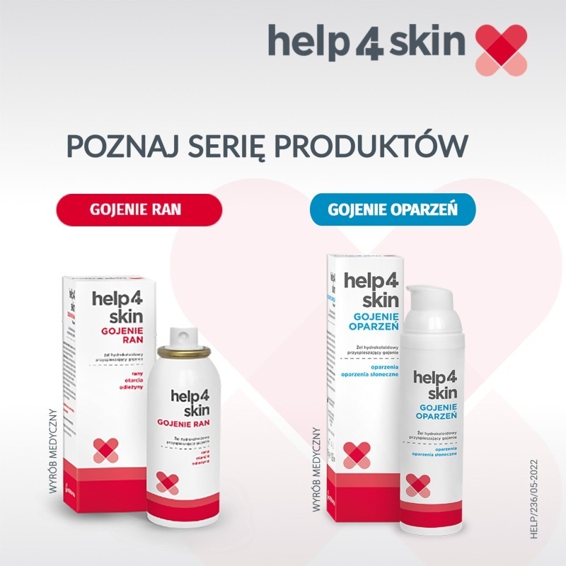 Help4Skin Gojenie pęknięć skóry Plaster w żelu 7 ml x 1