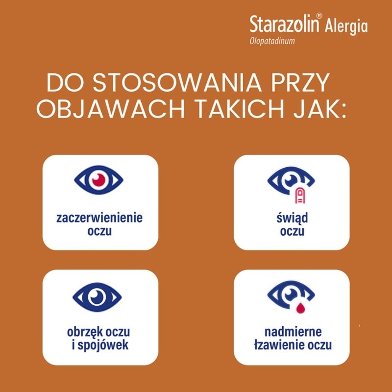 Starazolin Alergia krople do oczu roztwór 1 mg/ml 5 ml x1