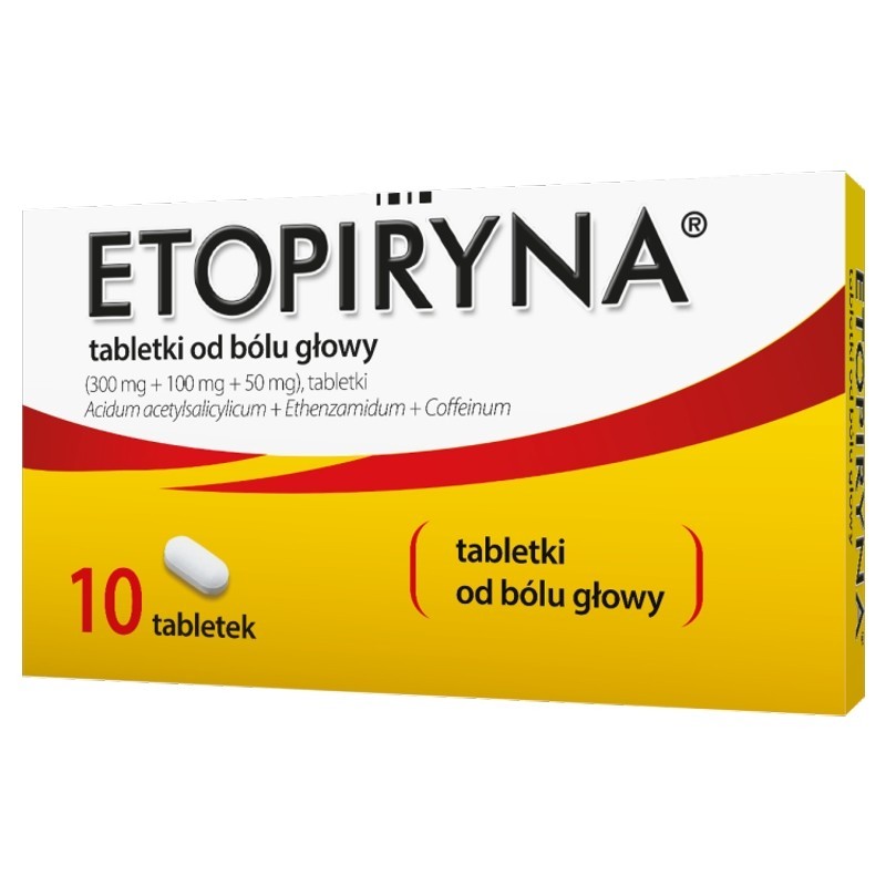 Etopiryna (300mg + 50mg + 100mg) x 10 tabl.