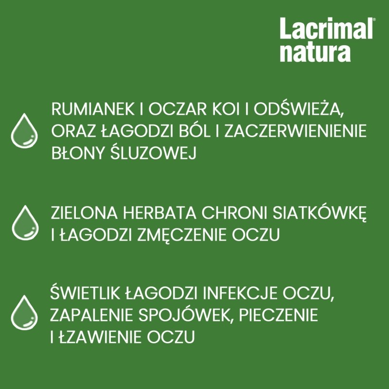 Lacrimal Natura krople do oczu 10 ml