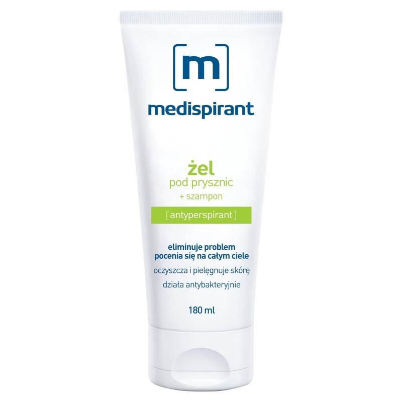 Medispirant Żel pod prysznic + szampon antyperspirant 180 ml