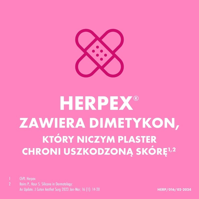 Herpex Krem lek przeciw opryszczce 50 mg/g 2 g