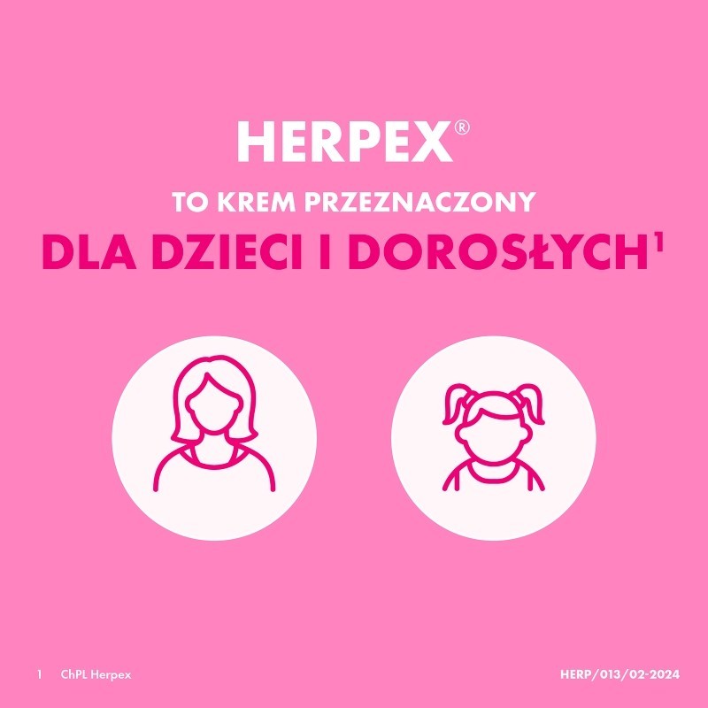 Herpex Krem lek przeciw opryszczce 50 mg/g 2 g