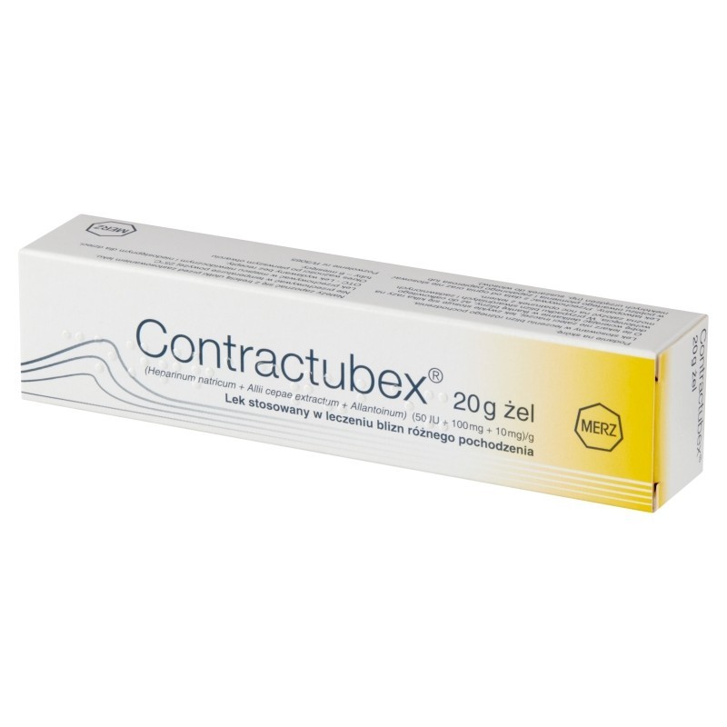 Contractubex 50 IU + 100 mg + 10 mg Żel 20 g