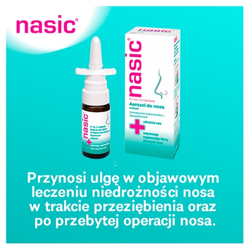 Nasic Aerozol do nosa 10 ml