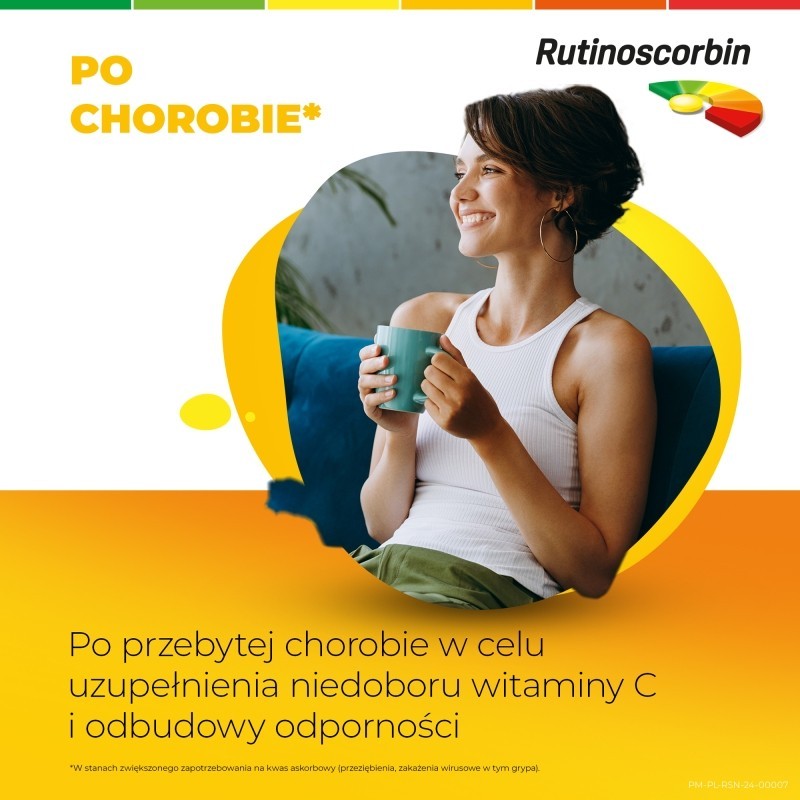 Rutinoscorbin 25 mg + 100 mg Tabletki powlekane 90 sztuk