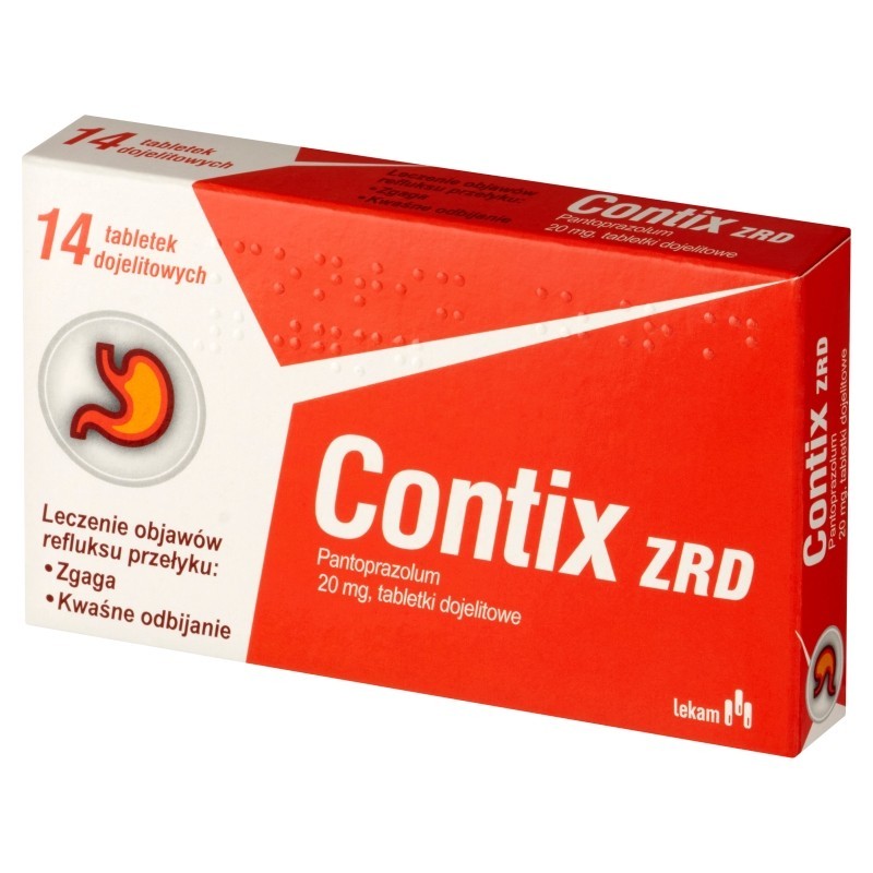 Contix ZRD 20 mg Tabletki dojelitowe 14 sztuk