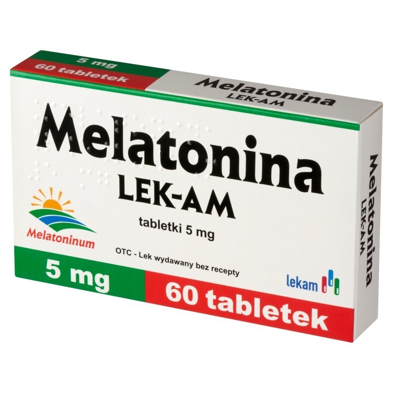 Melatonina LEK-AM 5 mg Tabletki 60 sztuk