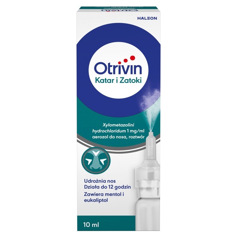 Otrivin 1 mg/ml Aerozol do nosa katar i zatoki 10 ml