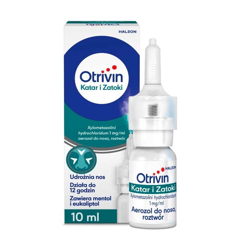 Otrivin 1 mg/ml Aerozol do nosa katar i zatoki 10 ml