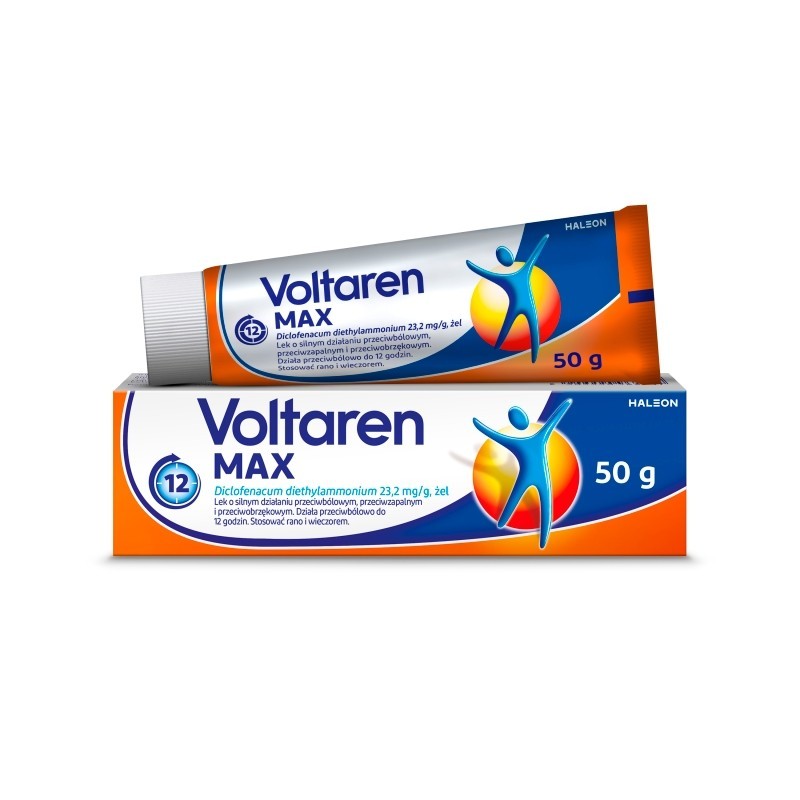 Voltaren Max 23,2 mg/g Lek przeciwbólowy przeciwzapalny i przeciwobrzękowy 50 g