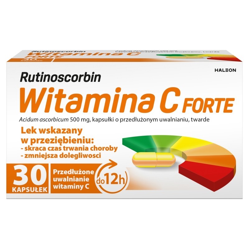 Rutinoscorbin Witamina C Forte Kapsułki 500 mg