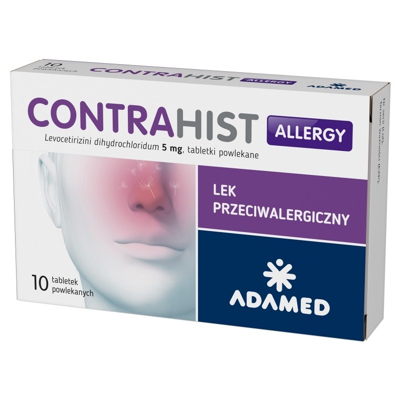 Contrahist Allergy Lek przeciwalergiczny 5 mg 10 sztuk