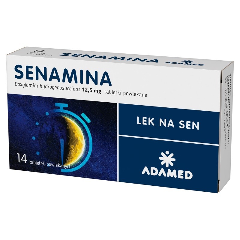 Senamina 12,5 mg Lek na sen 14 sztuk