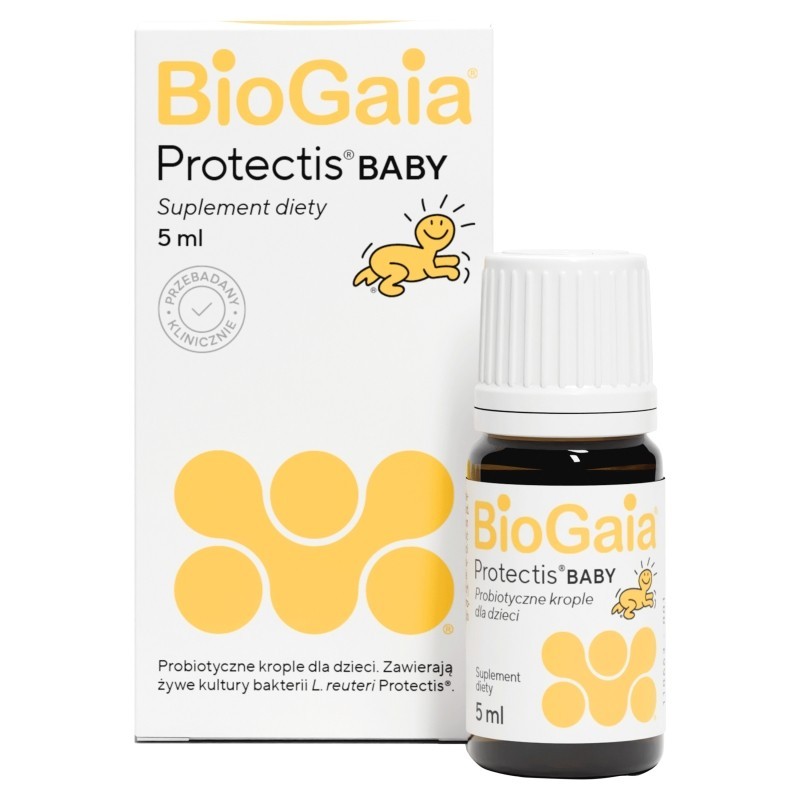 BioGaia Protectis Baby Suplement diety probiotyczne krople dla dzieci 5 ml