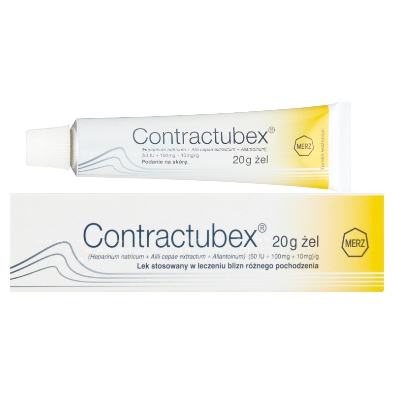 Contractubex 50 IU + 100 mg + 10 mg Żel 20 g