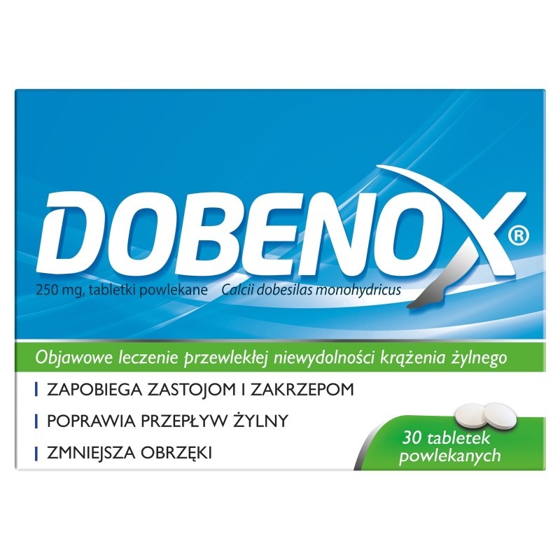 Dobenox 250 mg Tabletki powlekane 30 sztuk