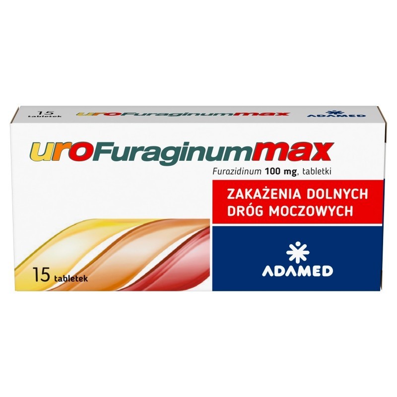 UroFuraginum Max 100 mg Tabletki 15 sztuk