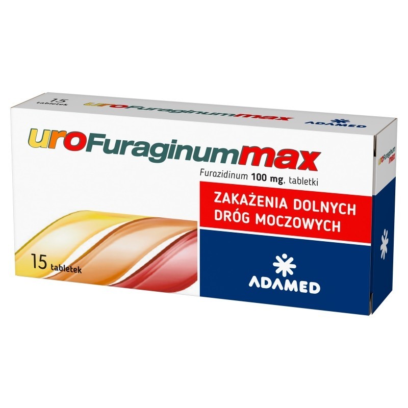 UroFuraginum Max 100 mg Tabletki 15 sztuk