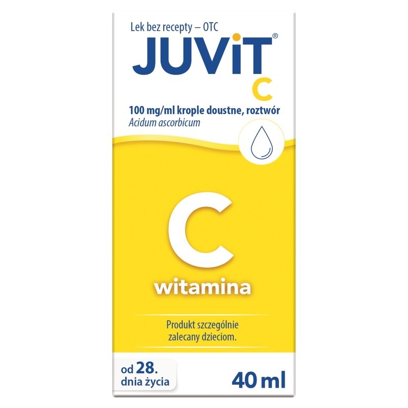 Juvit C 100 mg/ml Krople doustne roztwór 40 ml