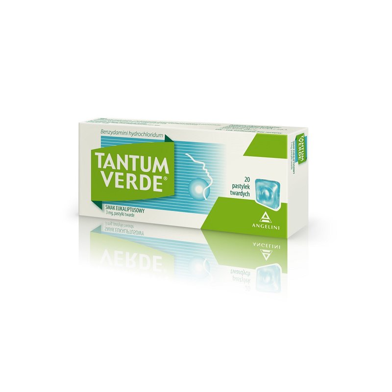 TANTUM VERDE SM.EUKALIPTUSOWY PASTYL.TWARDE 3 MG 2