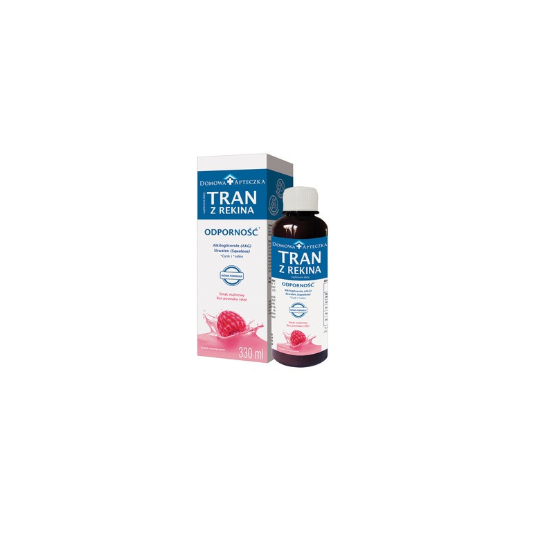 Domowa Apteczka Tran z rekina smak malinowy 330 ml