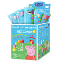 Lizaki witaminowe bez cukru Peppa Pig mix 5 smaków 50 sztuk