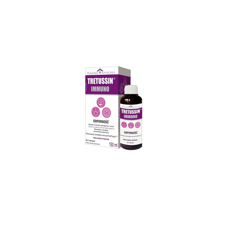 Domowa Apteczka Tretussin Immuno płyn 150 ml
