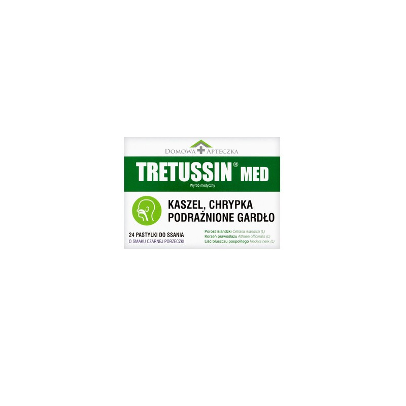 Domowa Apteczka Tretussin Med 24 pastylki do ssania