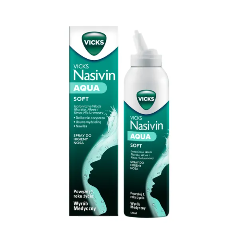 Vicks Nasivin Aqua Soft spray do nosa 120 ml