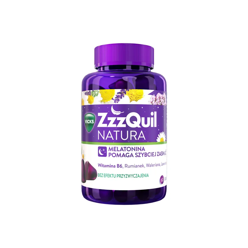 ZzzQuil Natura owoce leśne 60 żelek