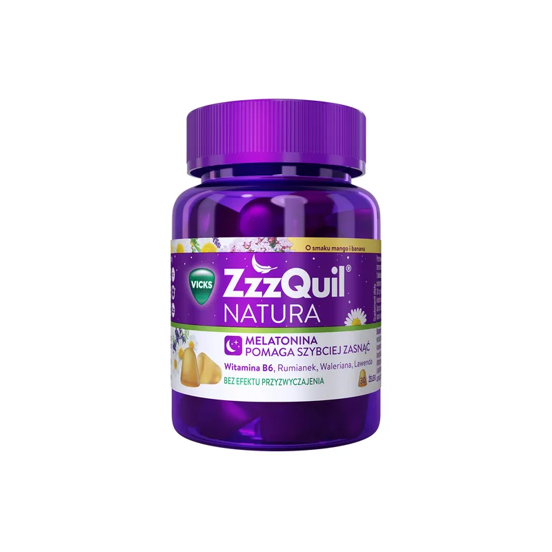 ZzzQuil Natura o smaku mango i banana 30 żelek