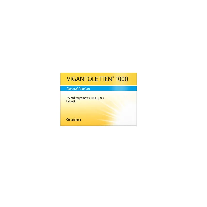 Vigantoletten 1 000 j.m. (25 mcg) 90 tabletek