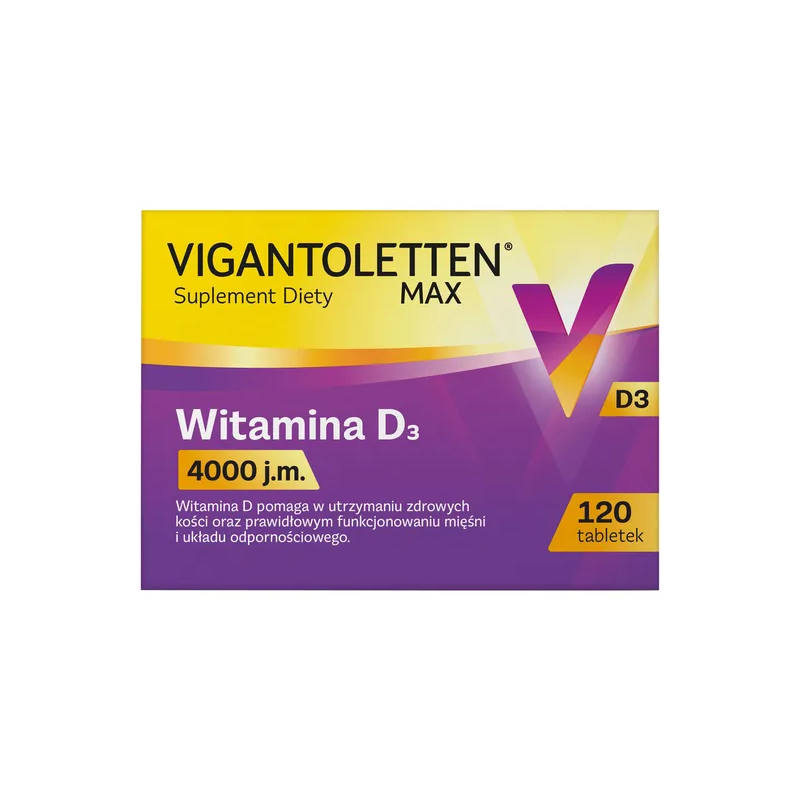 Vigantoletten Max 4000 j.m. 120 tabletek