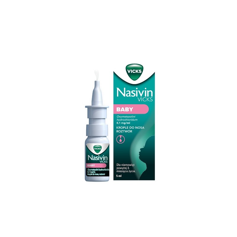Nasivin Vicks Baby (Nasivin Baby) 100 mcg/ml krople do nosa 5 ml