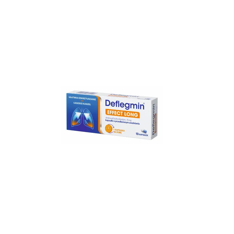 Deflegmin Effect Long (Deflegmin) 75 mg 10 kapsułek
