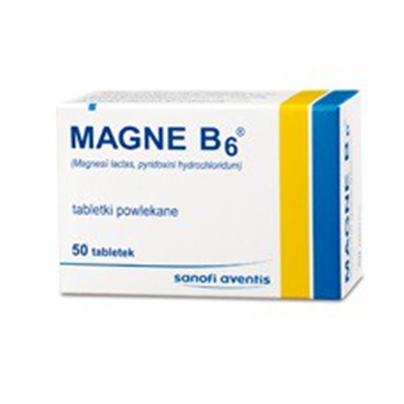 MAGNE-B6 TABL.POWL. 0,48G+5MG 50 TABL.(5 BLIST.PO