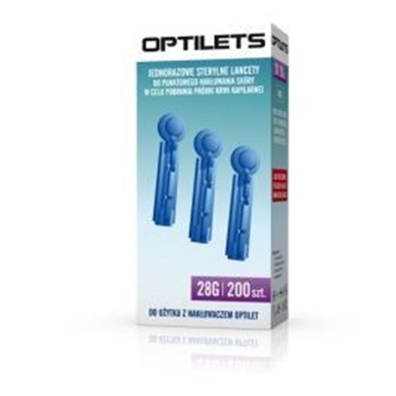 LANCETY OPTILETS - - 200 SZT.