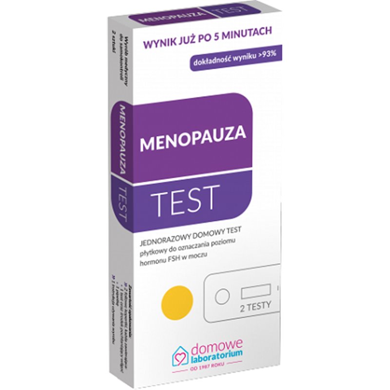 MENOPAUZA Test płytkowy HYDREX 2 testy