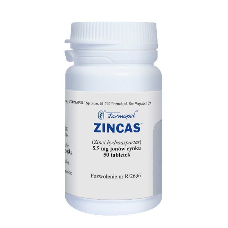 Zincas 30mg 50 tabletek