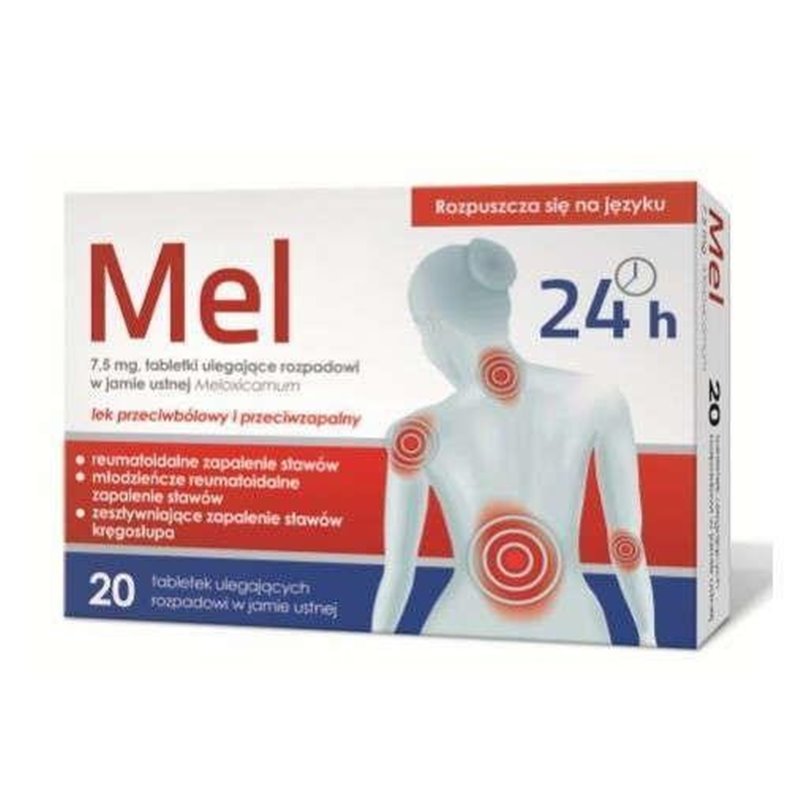 MEL TABL.ULEG.ROZP.W J.USTNEJ 7,5 MG 20 TABL.