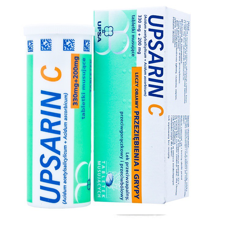 UPSARIN C TABL.MUS. 0,33G+0,2G 10 TABL.