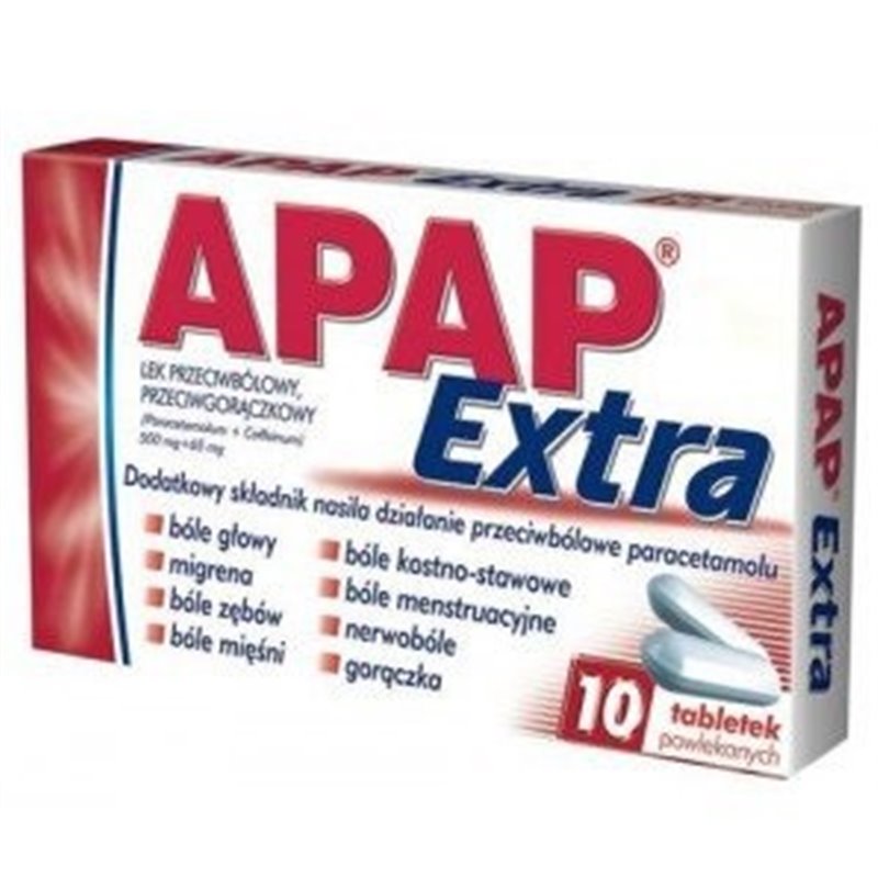 APAP EXTRA TABL.POWL. (0,5G+0,065G) 10 TABL.