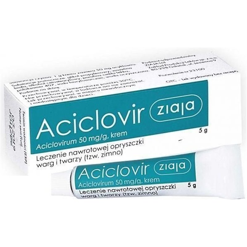 Aciclovir krem 5g Ziaja